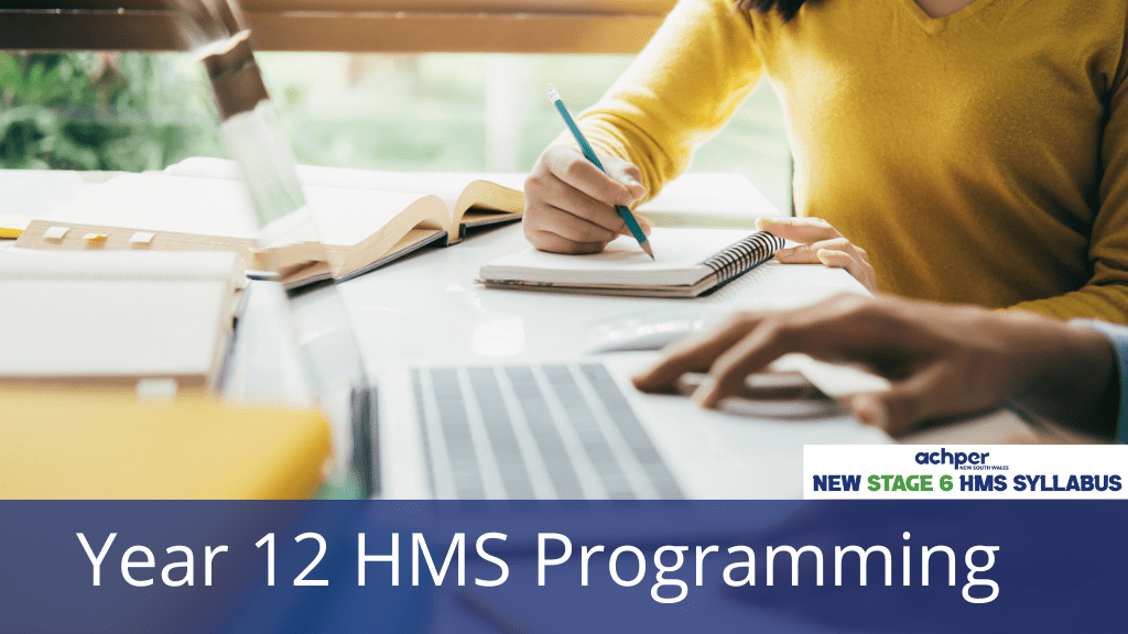Programming Year 12 HMS