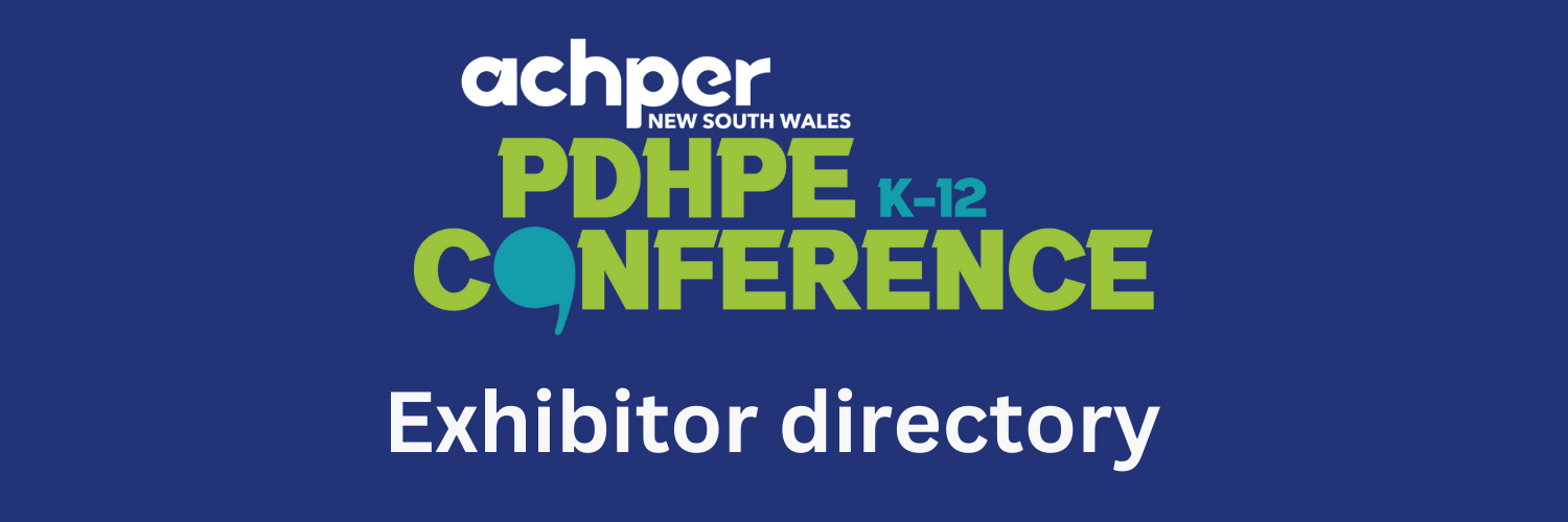 PDHPE Conference banner - exhibitor directory (1)